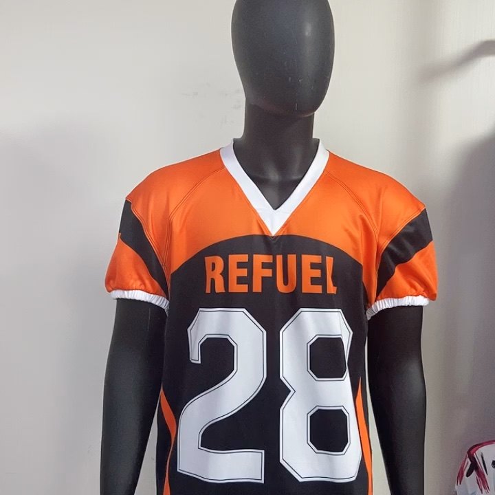 Wholesale Sublimation Blank American Football Jersey Polyester Sports