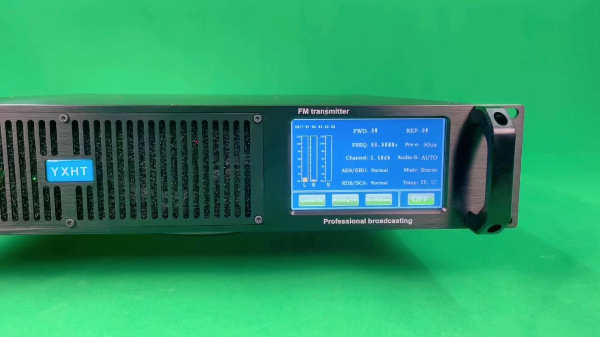 YXHT-2, 1KW FM Transmitter 1000W Broadcasting Equipment for Radio Station