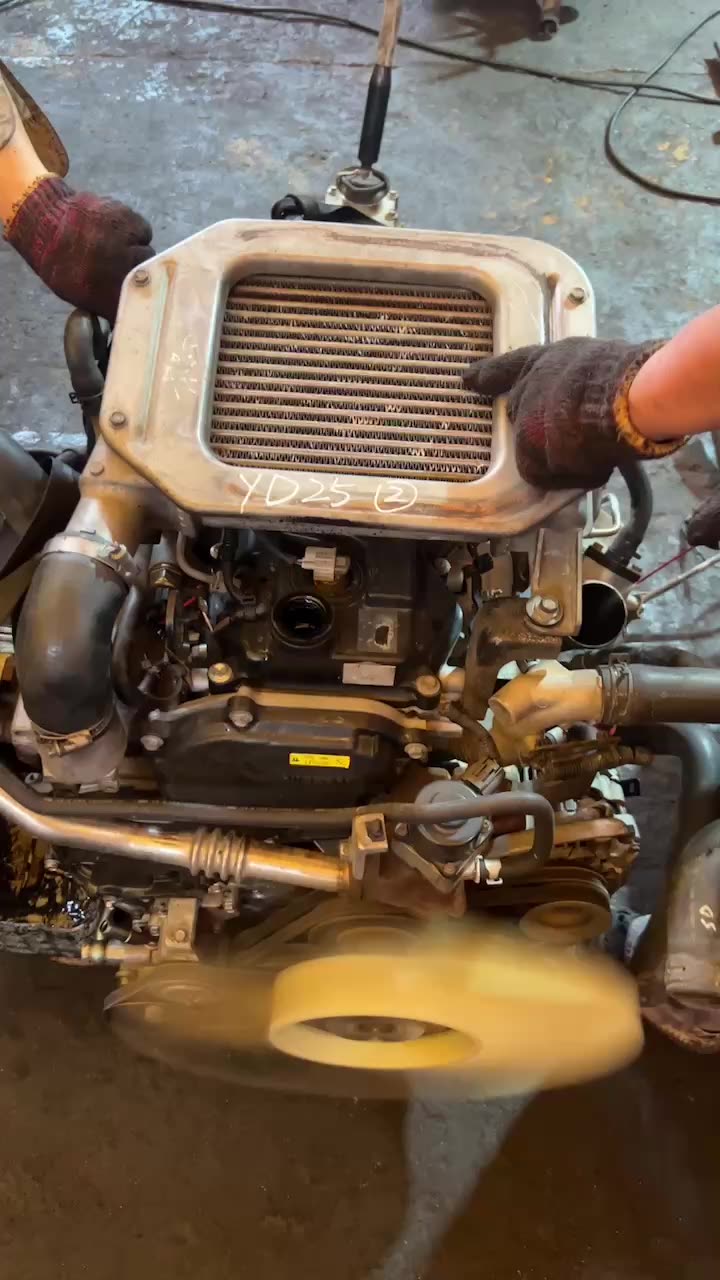 Used Turbo Diesel Engine Yd25 Complete Assembly Nissans Yd25ddti Engine