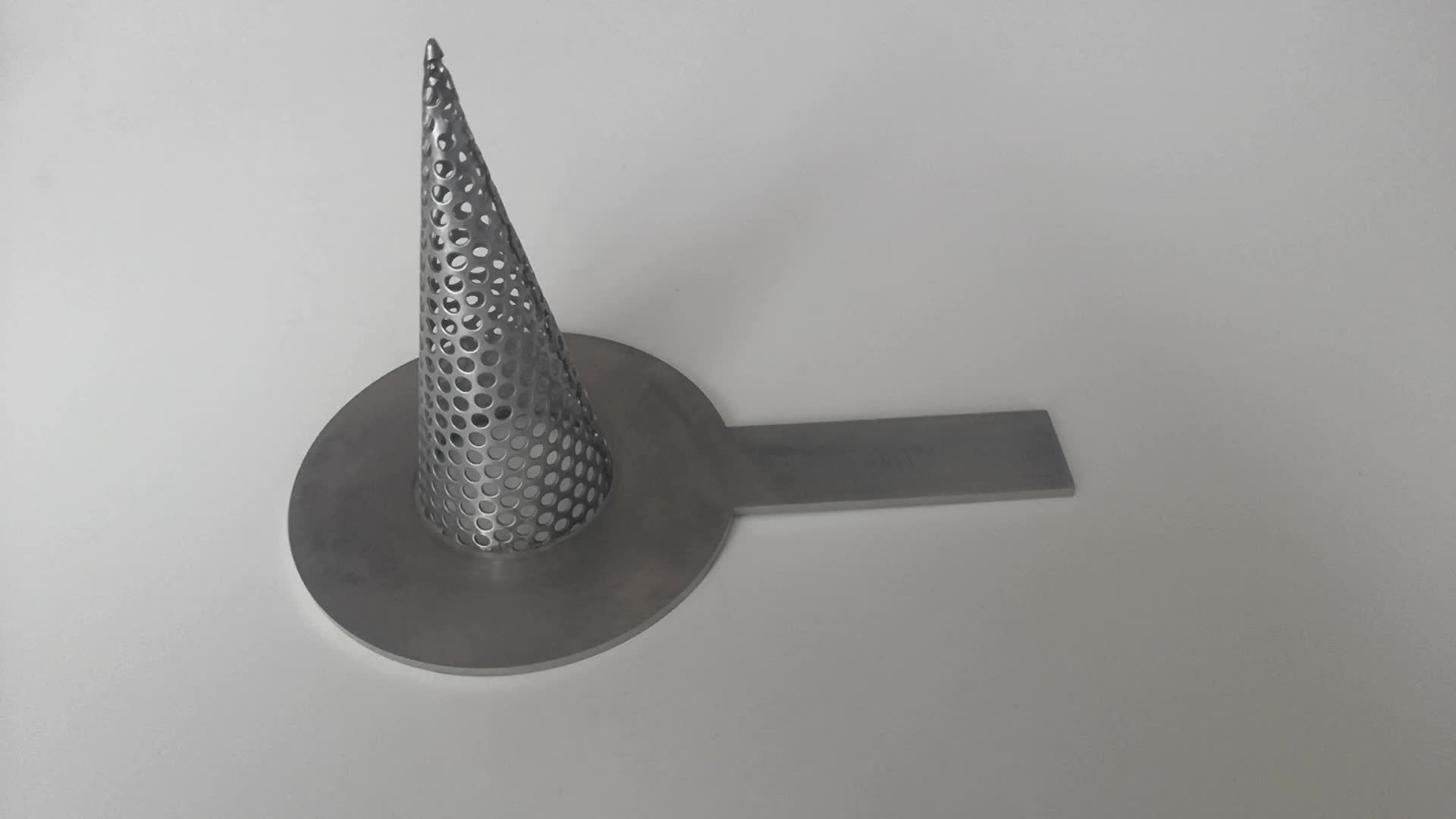 Smoking Pipe Screen Mesh Cone Shaped Custom Made Stainless Steel Cone