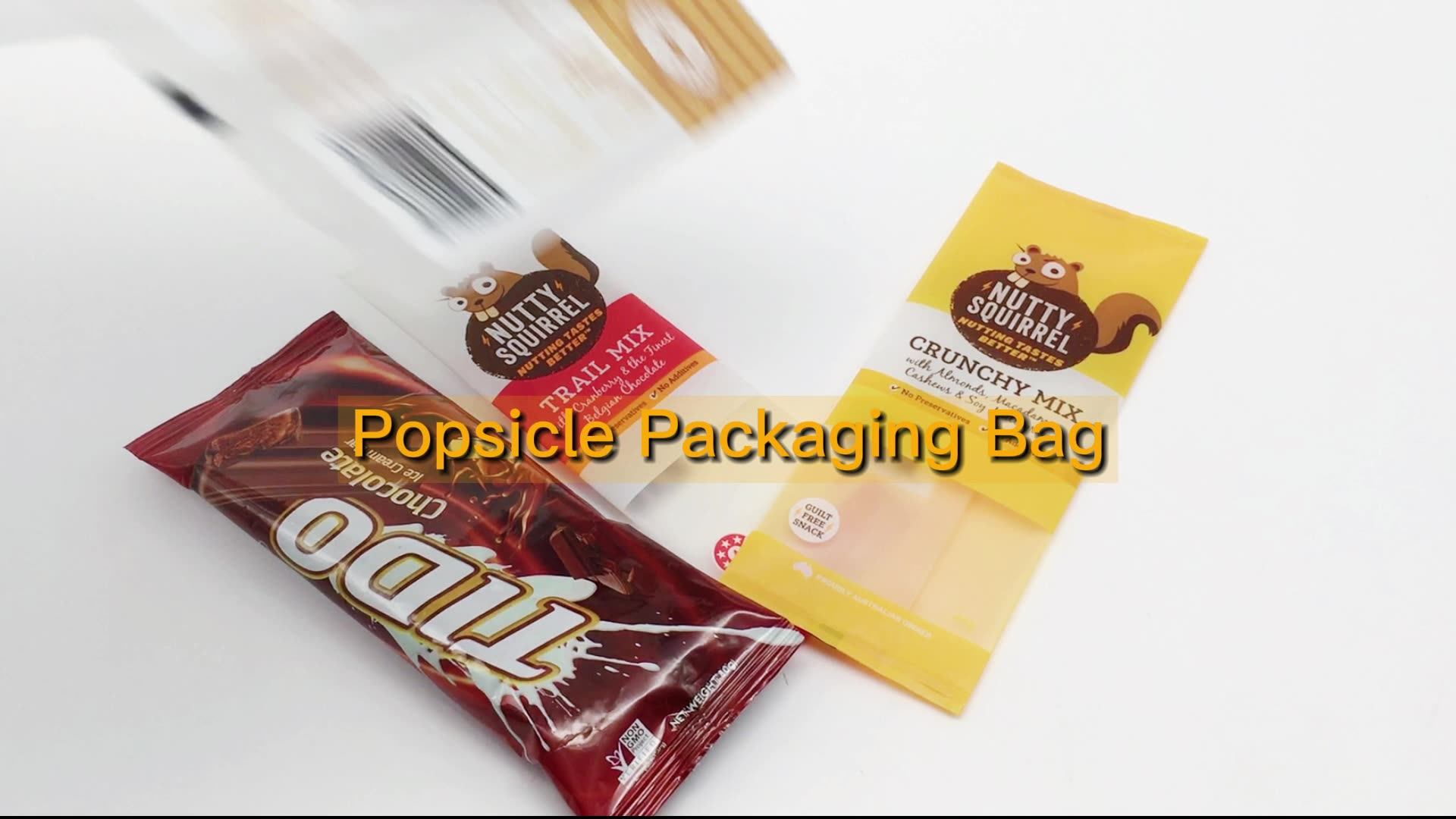 Factory Oem Empaque Para Helados Colorful Printed Back Heat Seal