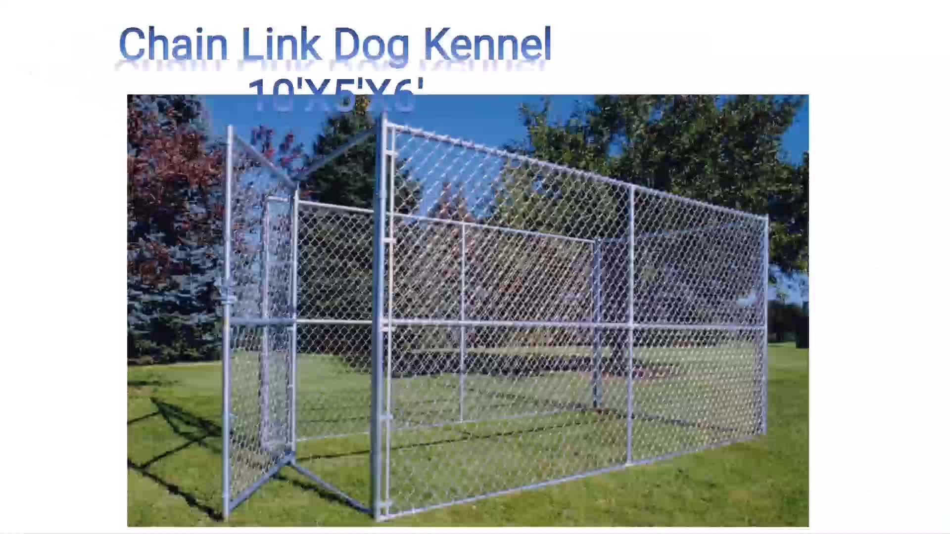 Heavy Duty Galvanized Outdoor Chain Link Dog Kennel/dog Run Kennels/dog