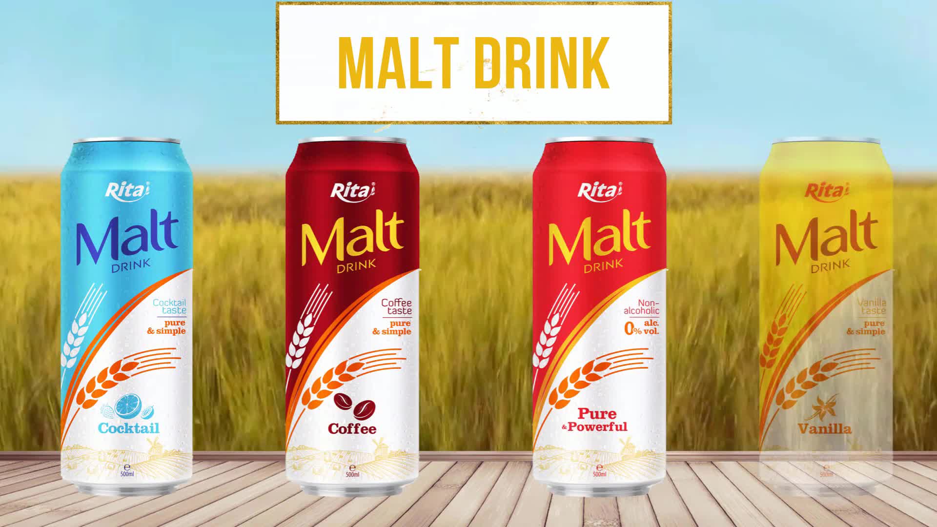 Thailand Beverage Manufacturer 500ml Cocktail Flavor Malt Drink Buy