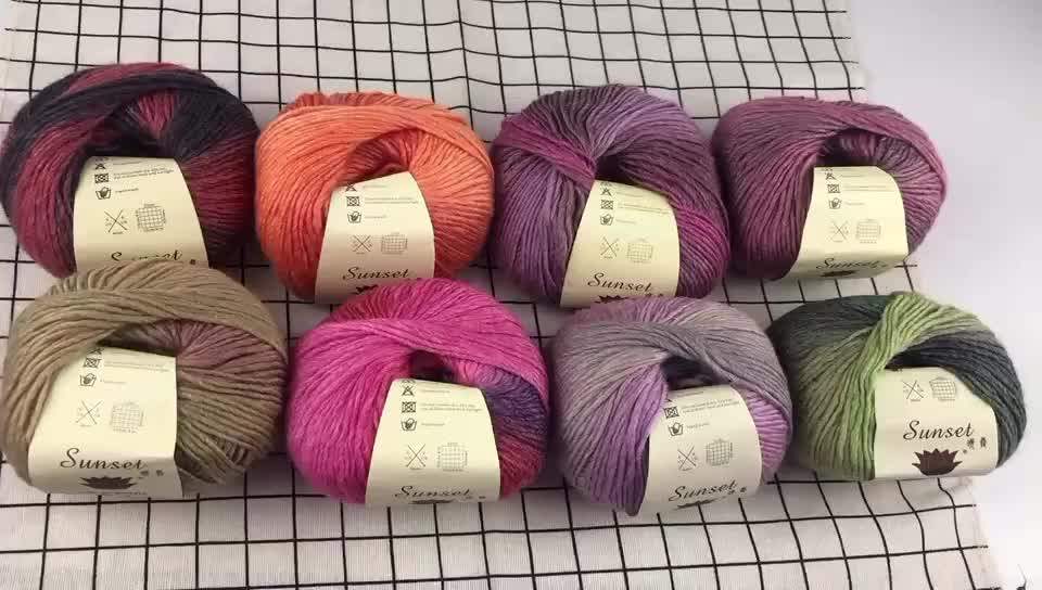 Lotus Yarns Merino/soybean Blended Thick Colored Handknitting Bulk