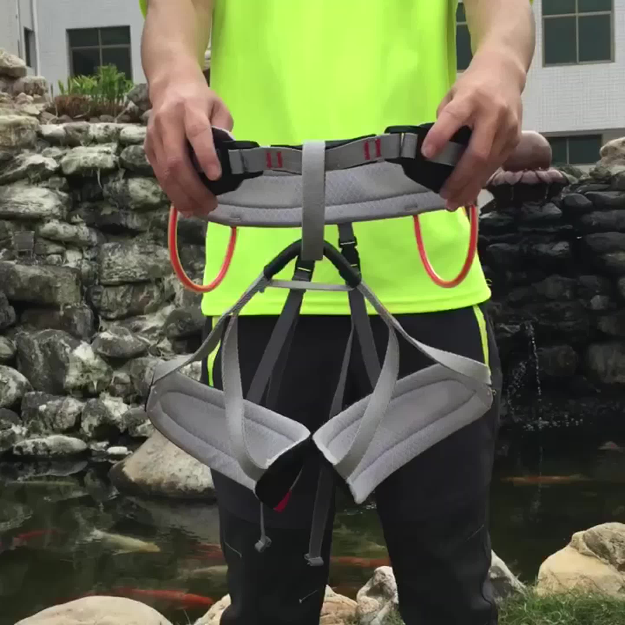 En 12277 Super Light Rock Climbing Harness With Brightness Color 1205hg