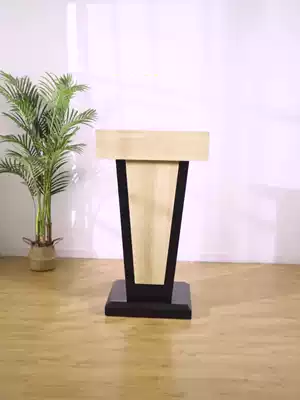 New podium, speaking desk, registration desk, meeting, dining room, courtesy desk, reception, host