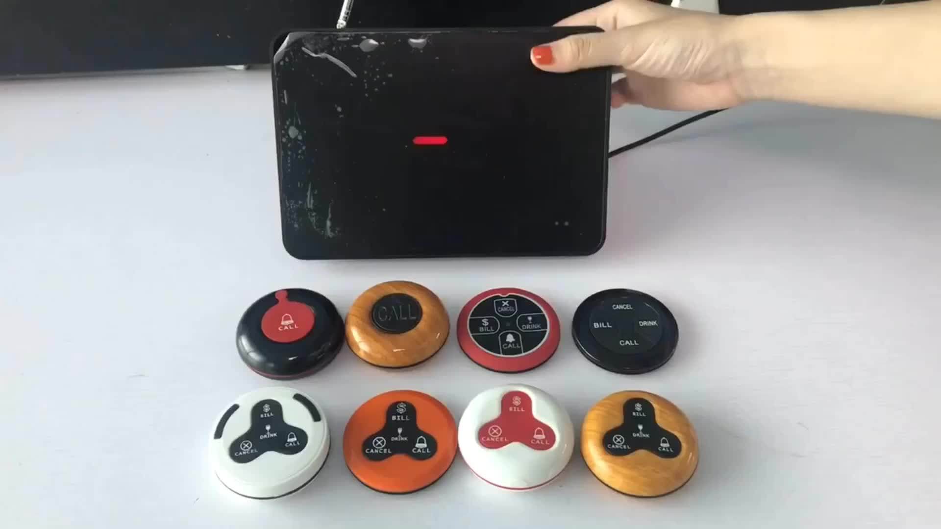 Koqi Limited 433.92mhz Wireless Waiter Buzzer System Wireless