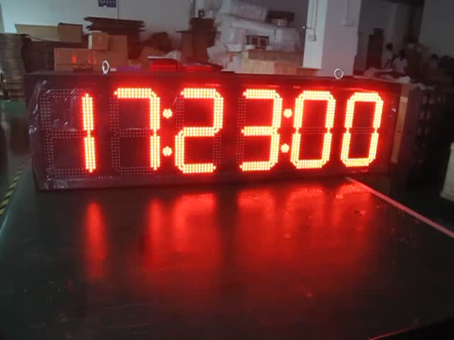 Remote Led Countdown Timer 6&quot;8&quot;10&quot; Large Digital Led Wall Clock - Buy Led Countdown Timer,Red