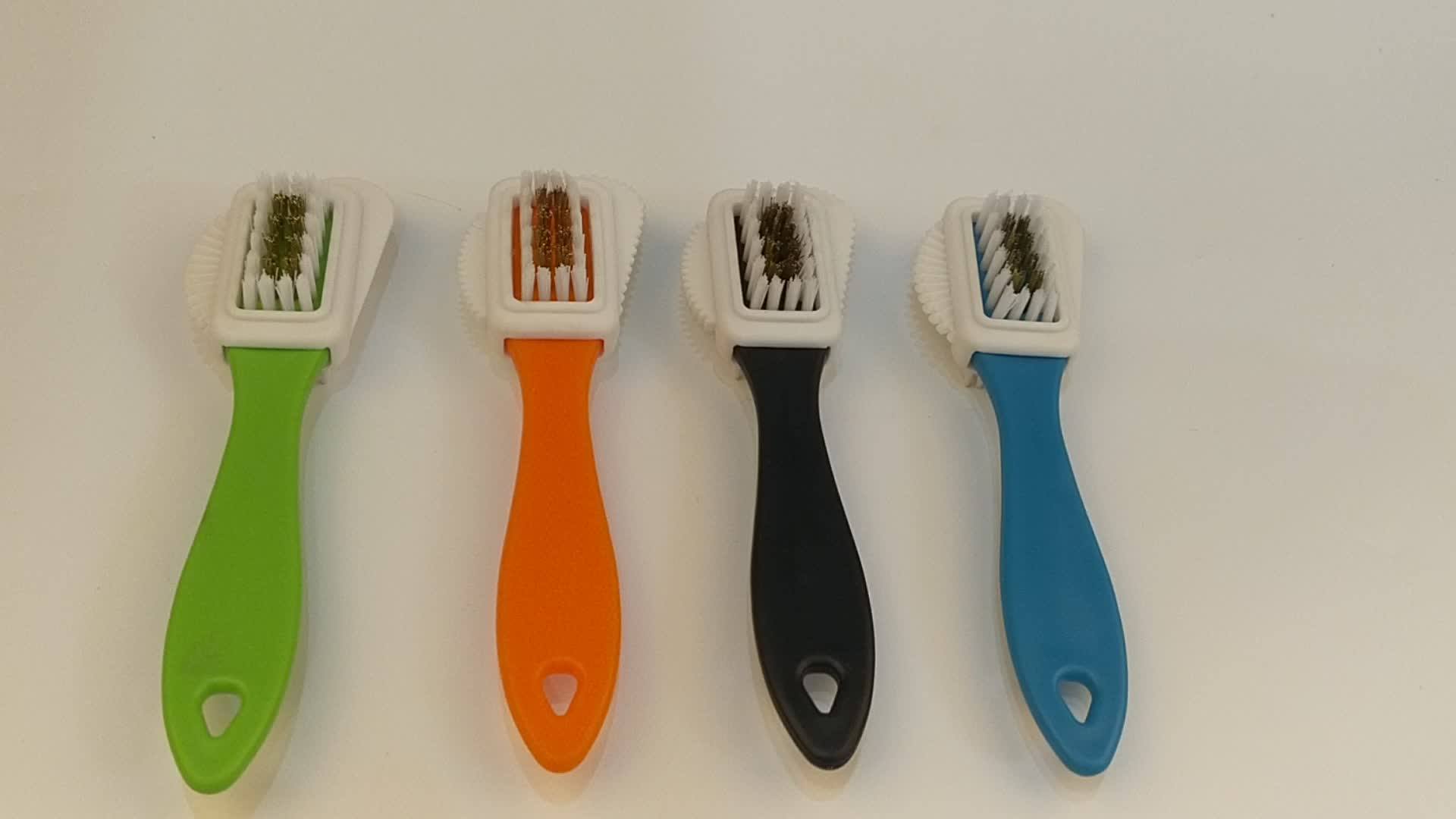 Best Selling Custom Color Plastic Shoe Cleaning Brush For Suede Nubuck