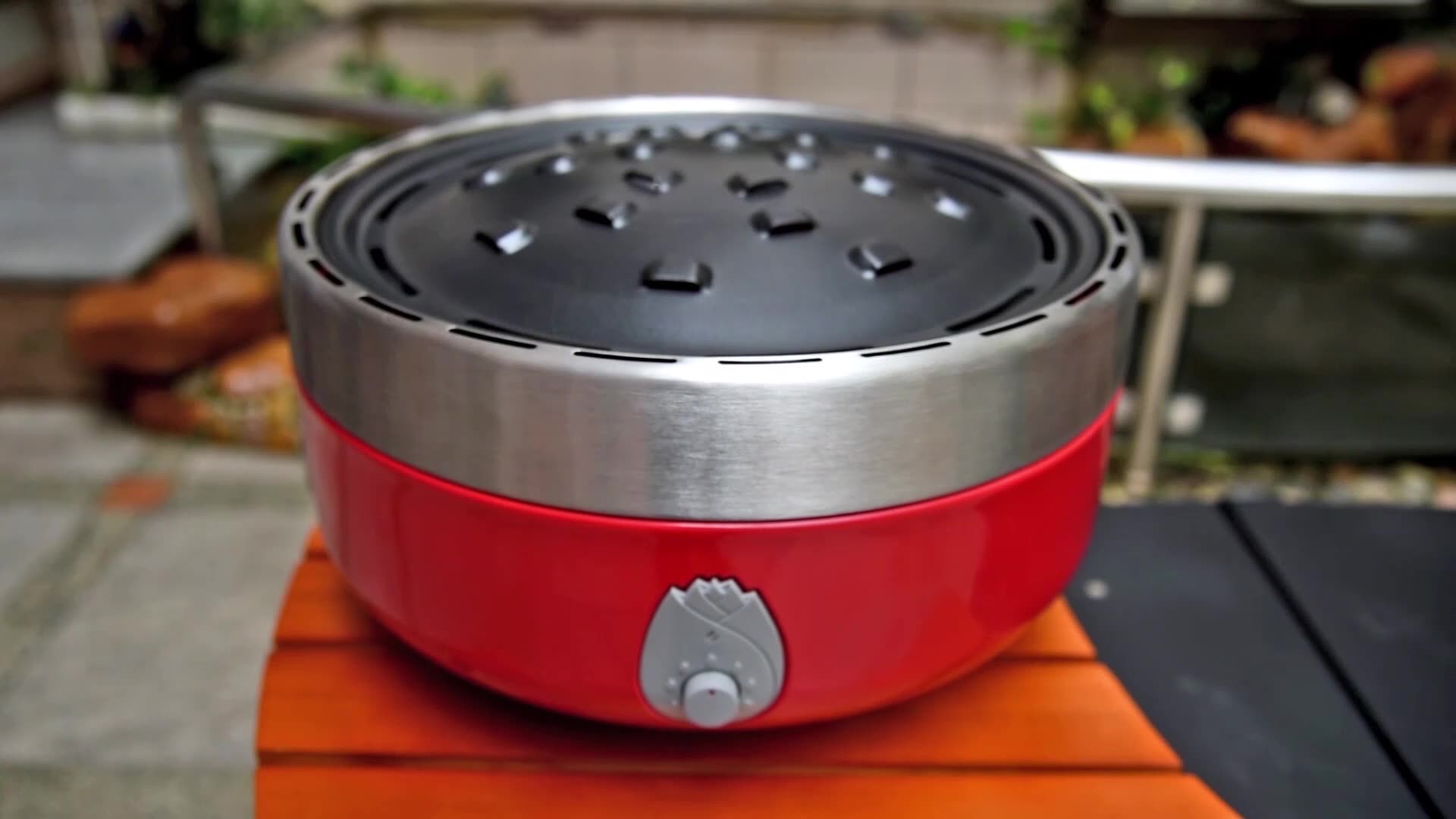 Smokeless Japanese Style Charcoal Barbecue Grill Portable Tabletop