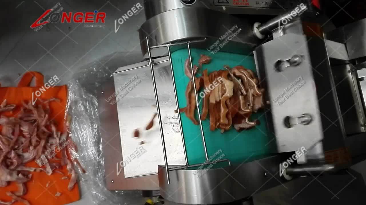 Commercial Factory Price Pork Skin/cooked Meat Cutting Machine/slicer