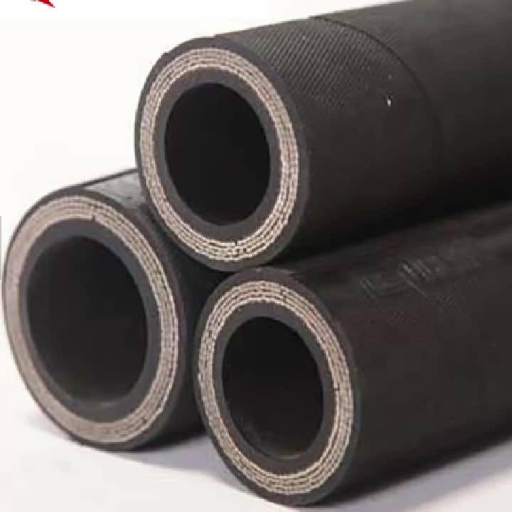 High Pressure Rubber Hose With Steel Wire Braided Hydraulic Rubber Hose
