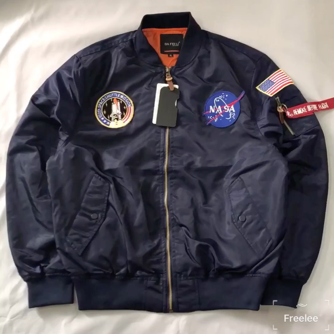 Nasa Hip Hop Nylon Bomber Jacket Men Wholesale Buy Bomber Jacket Wholesale,Hip Hop Bomber