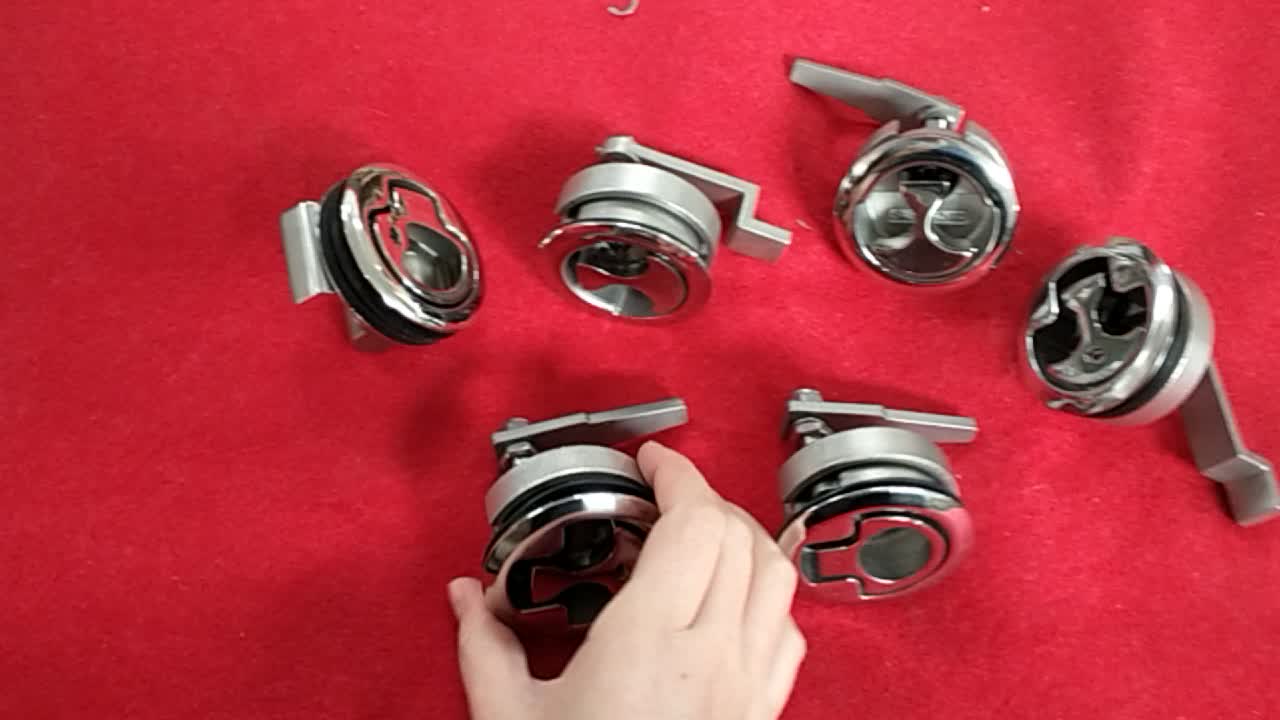 Marine Hardware Locking Flush Boat Accessories Stainless Steel Slam