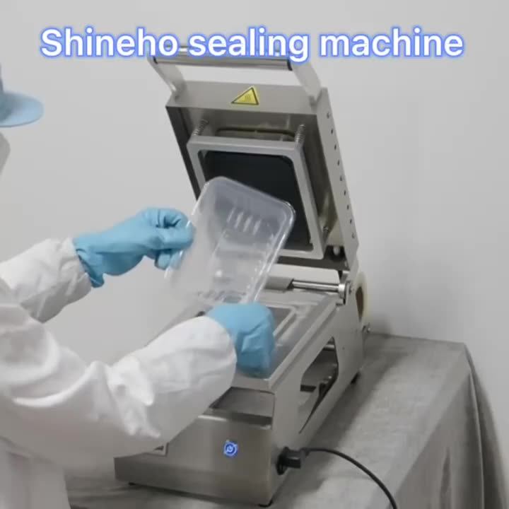 Manual Plastic Sandwich Tray Heat Sealing Machine Takeaway Box Hand