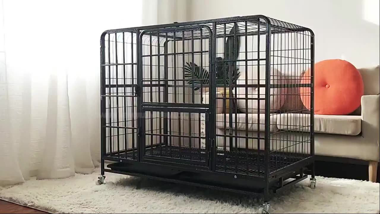 Heavy Duty Aluminium Travel Dog House Outdoor Dryers Crate Welded Wire Mesh Foldable Bowl