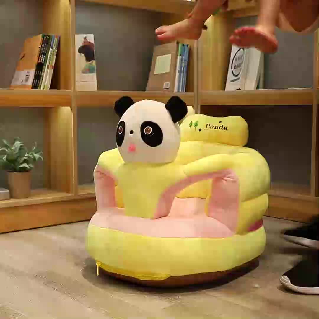 Colorful Custom Made Plush Baby Feed Sofa With Toy/ Stuffed Baby Gift