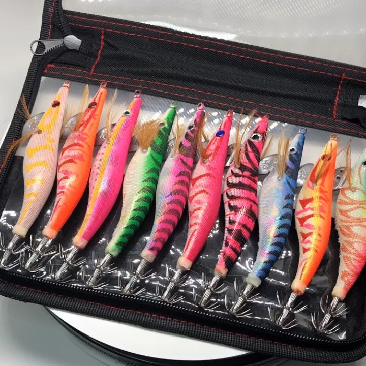 Fishing Fluorescent Squid Cuttlefish Jig Fishing Lure Bait Head Hook