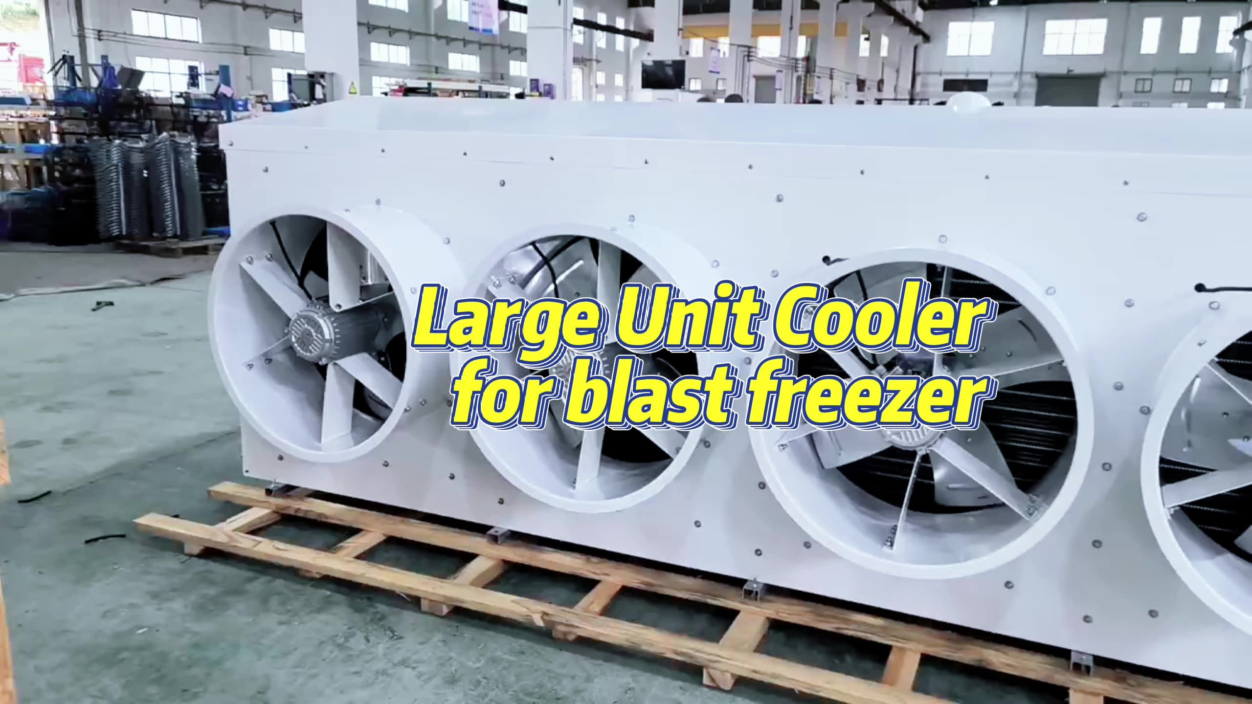 Good Efficiency Evaporator Has Two Fans Low Noise Big Air Flow And