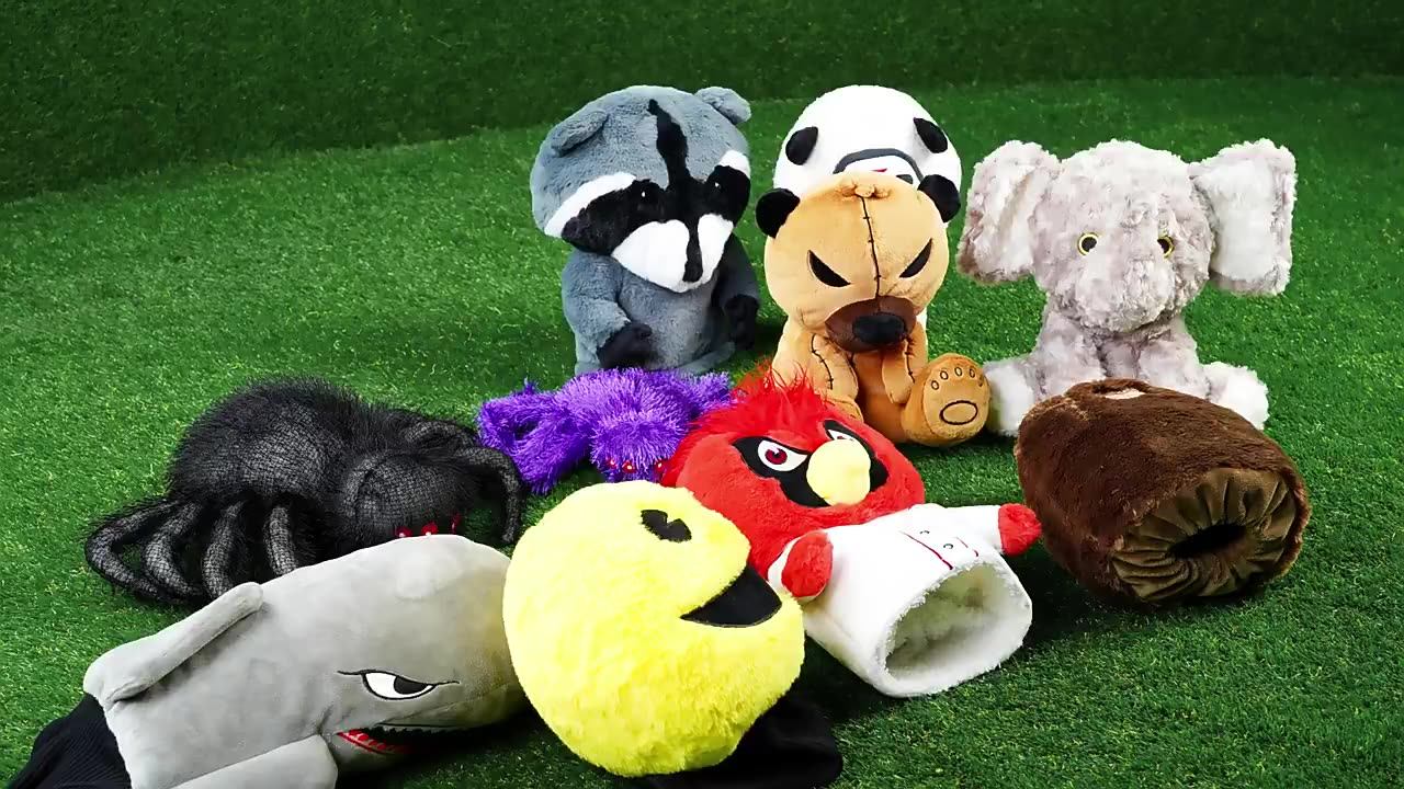 New Golf Headcover Golf Head Cover Plush Driver Cover Animal Headcover
