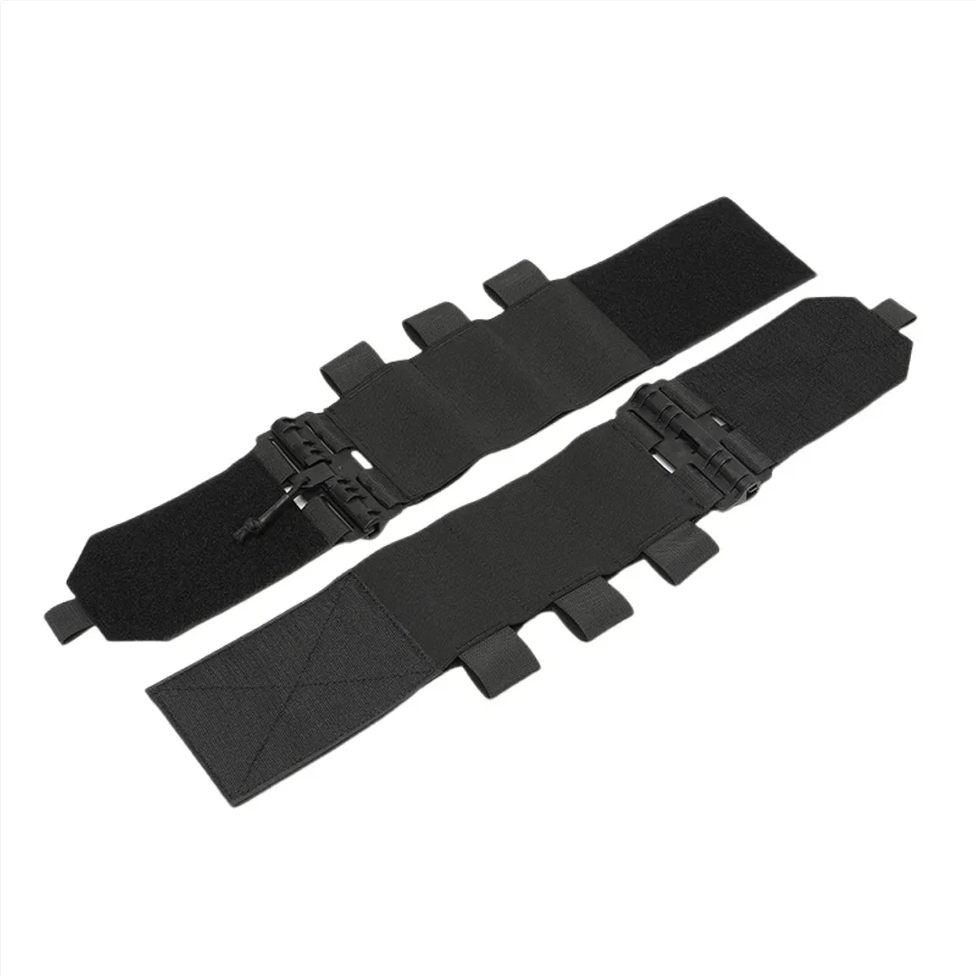 Tactical Vest Quick-release Waist Seal MOLLE Side Mocket Bag Velcro Abdominal Belt Elastic Expansion Module suit