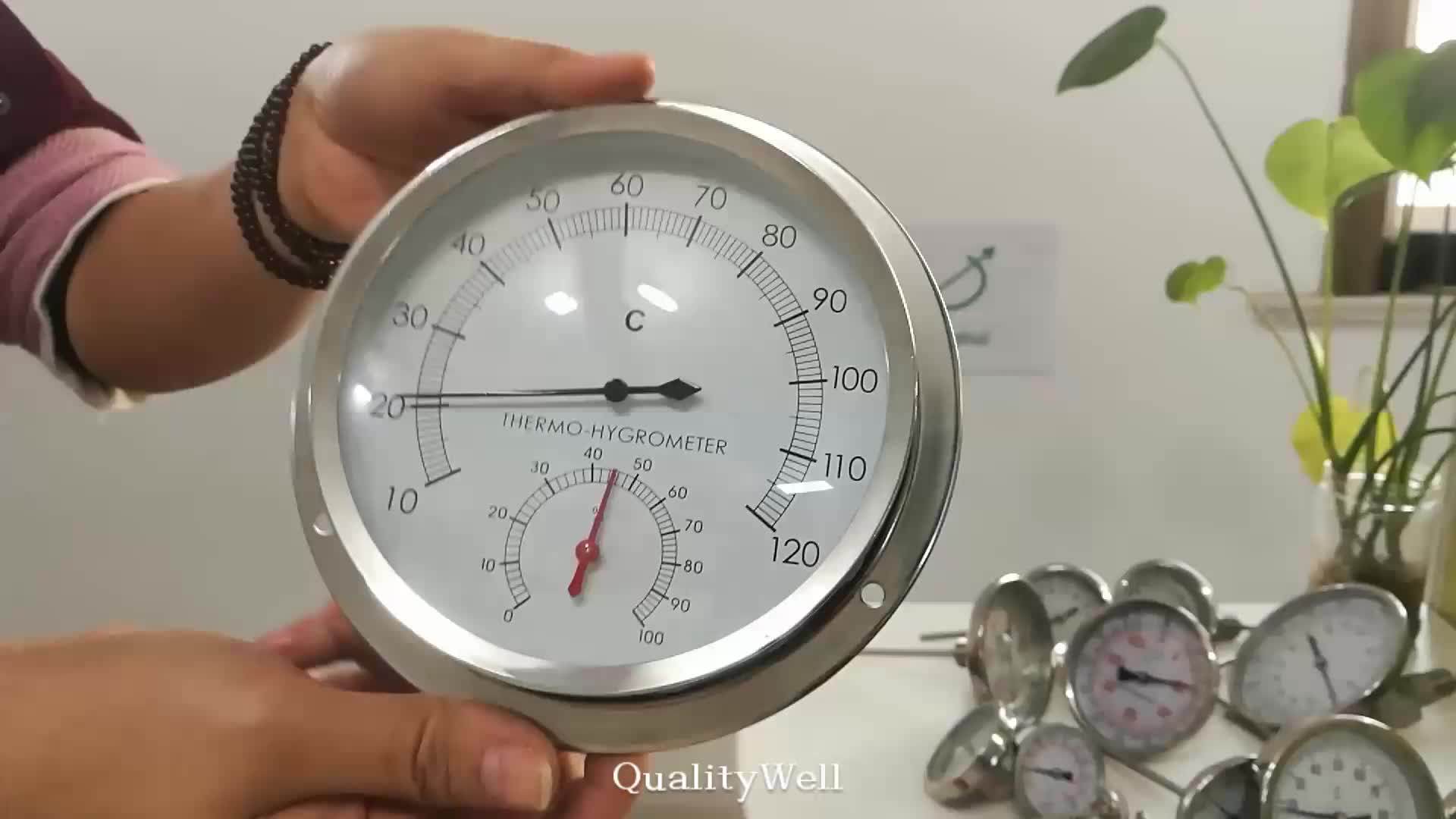 Decorative Barometers Brass Plated Three Type Barometer Buy