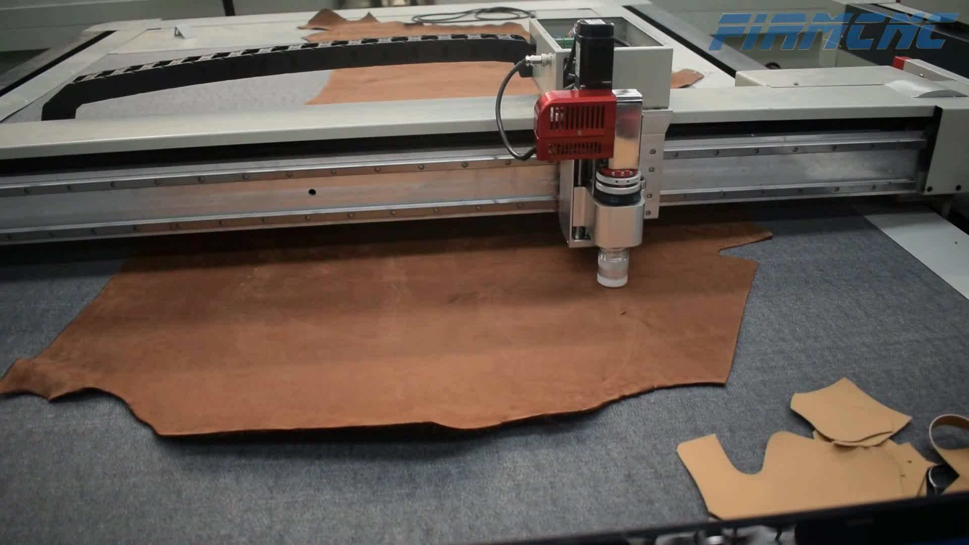 Good Price 1625 Leather Cutting Machine With Oscillating Knife Cutter