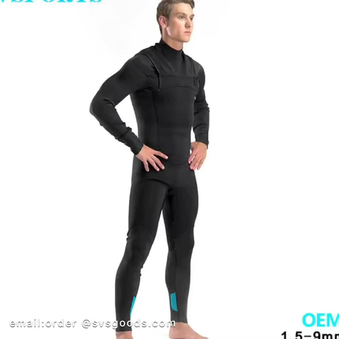 Divestar 2022 New Custom Colorful Fulltape Neoprene Surf Wetsuit,Chest