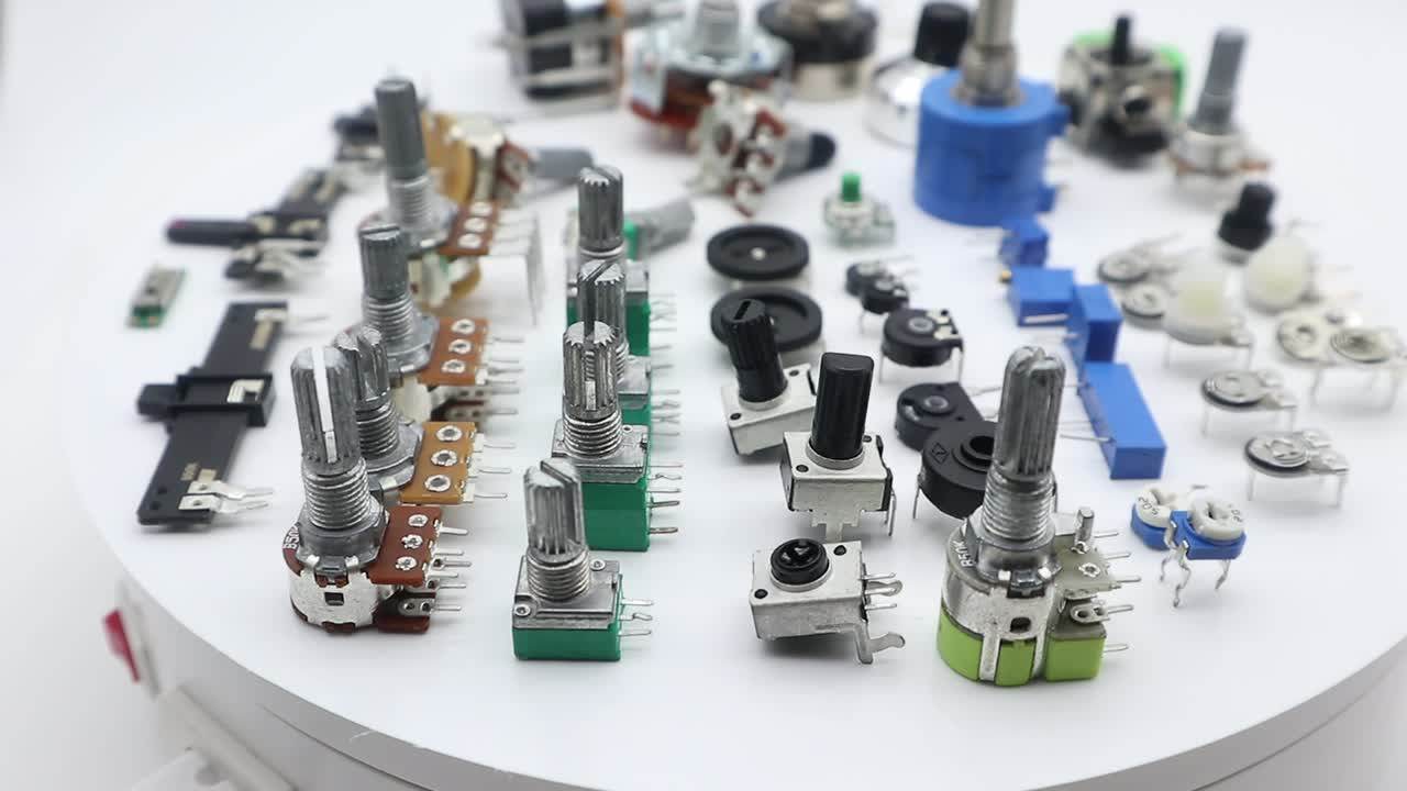 10k 100k 9mm Dual Gang Rotary Potentiometer With Switch 8 Pin Alps