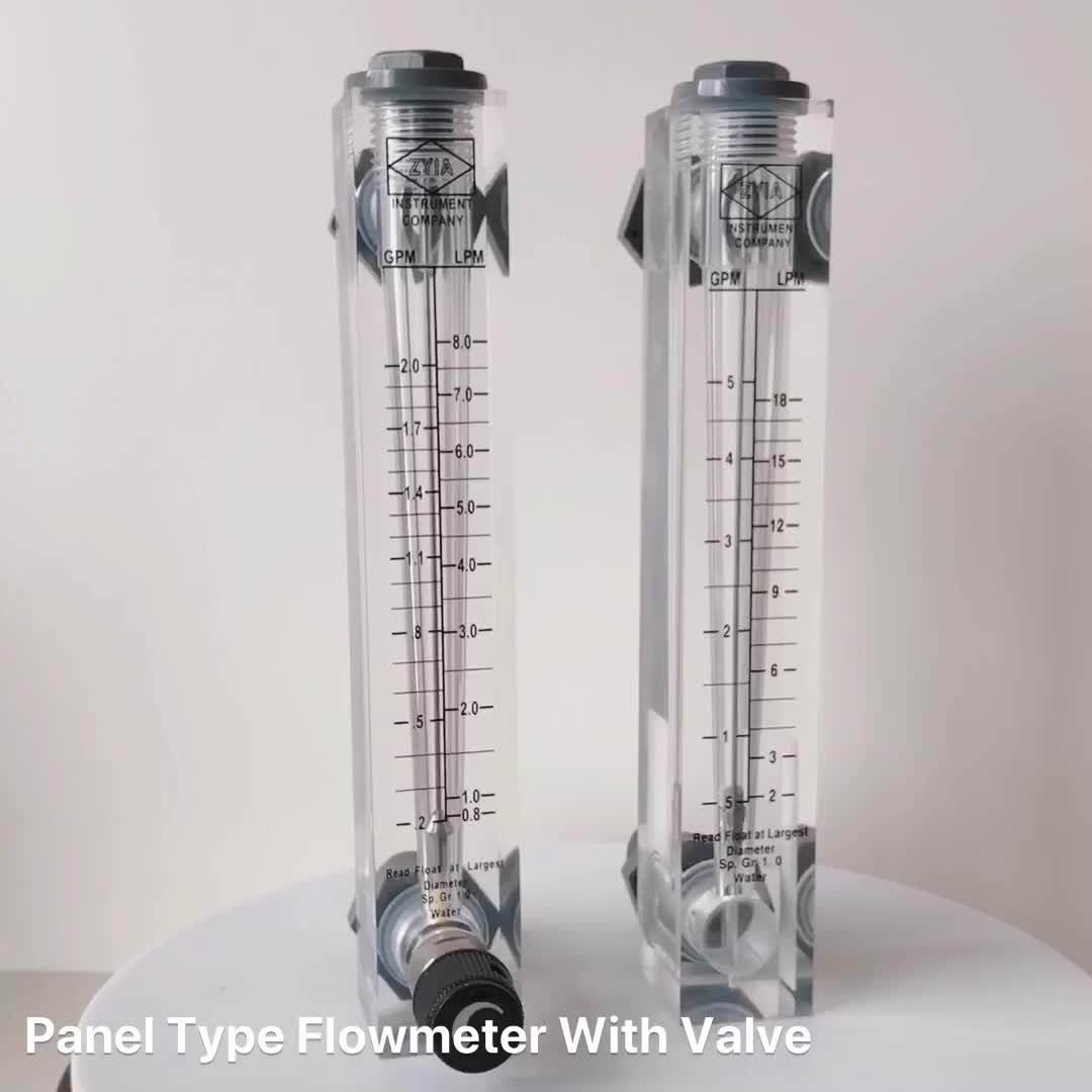 LZM20J variable area zyia RO water flow meter(Panel Mount), View water