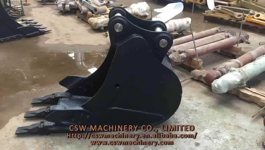 Mini Excavator Trench Bucket Trenching Bucket With Teeth For Volvo