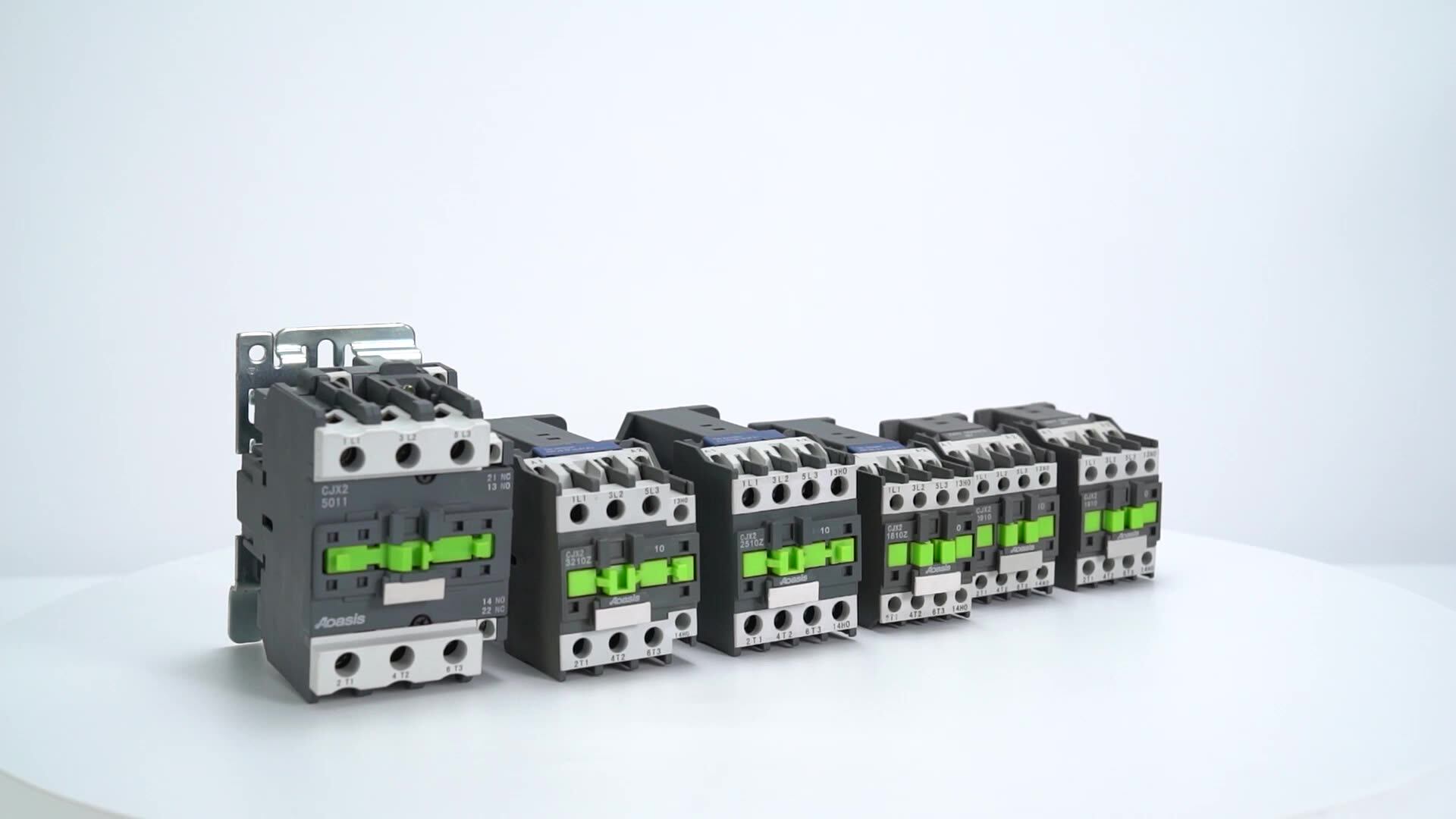 Contacteur AC CJX2-4011 - 60A, 1NO+1NC, Triphasé, Bobine 220V - Pour Commande Moteur, Usage Industriel - 5