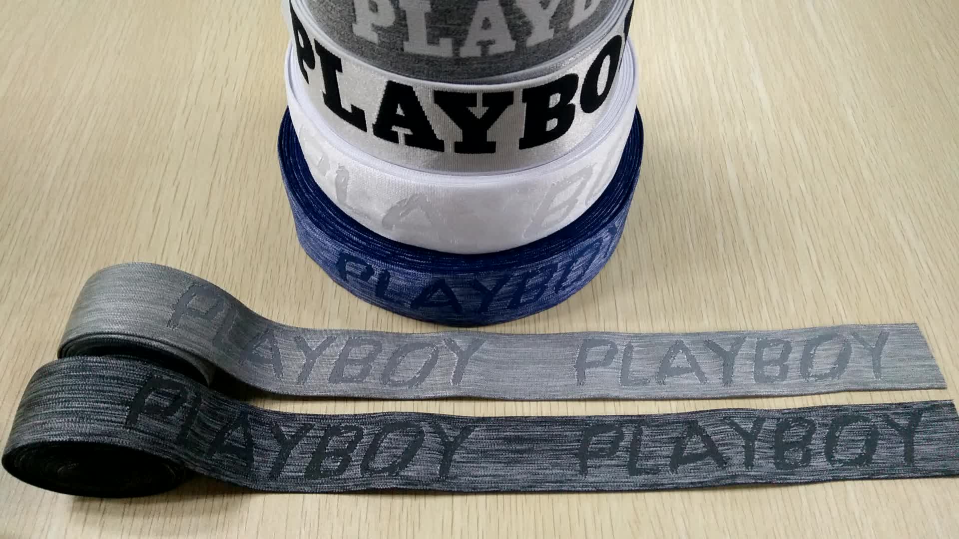 Sublimated Elastic Waistband Jacquard Custom Printed Elastic Band For