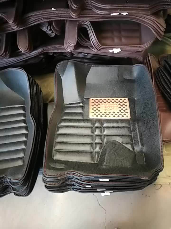 Best Quality New Design Pu Leather 3d Car Carpet Foot Mat Buy Pu Car
