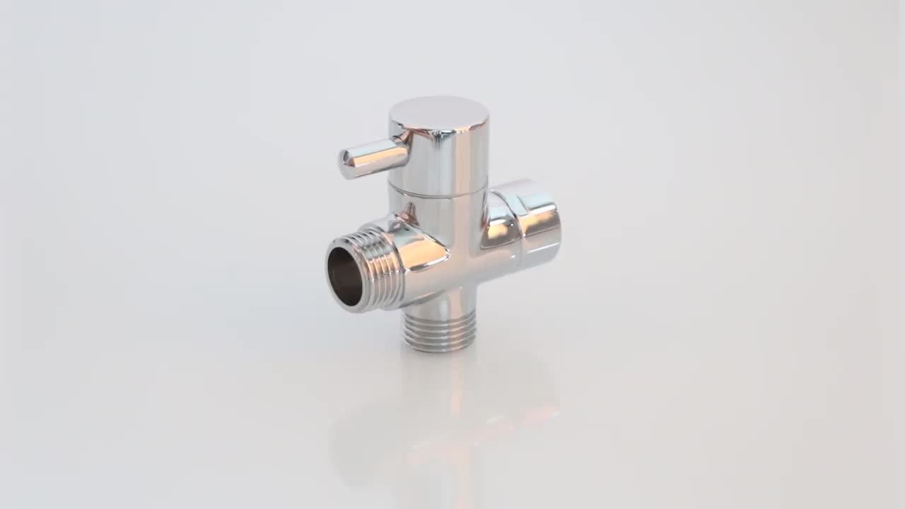 Brass Faucet Diverter Valve Water Separate Water Diverter For Shower