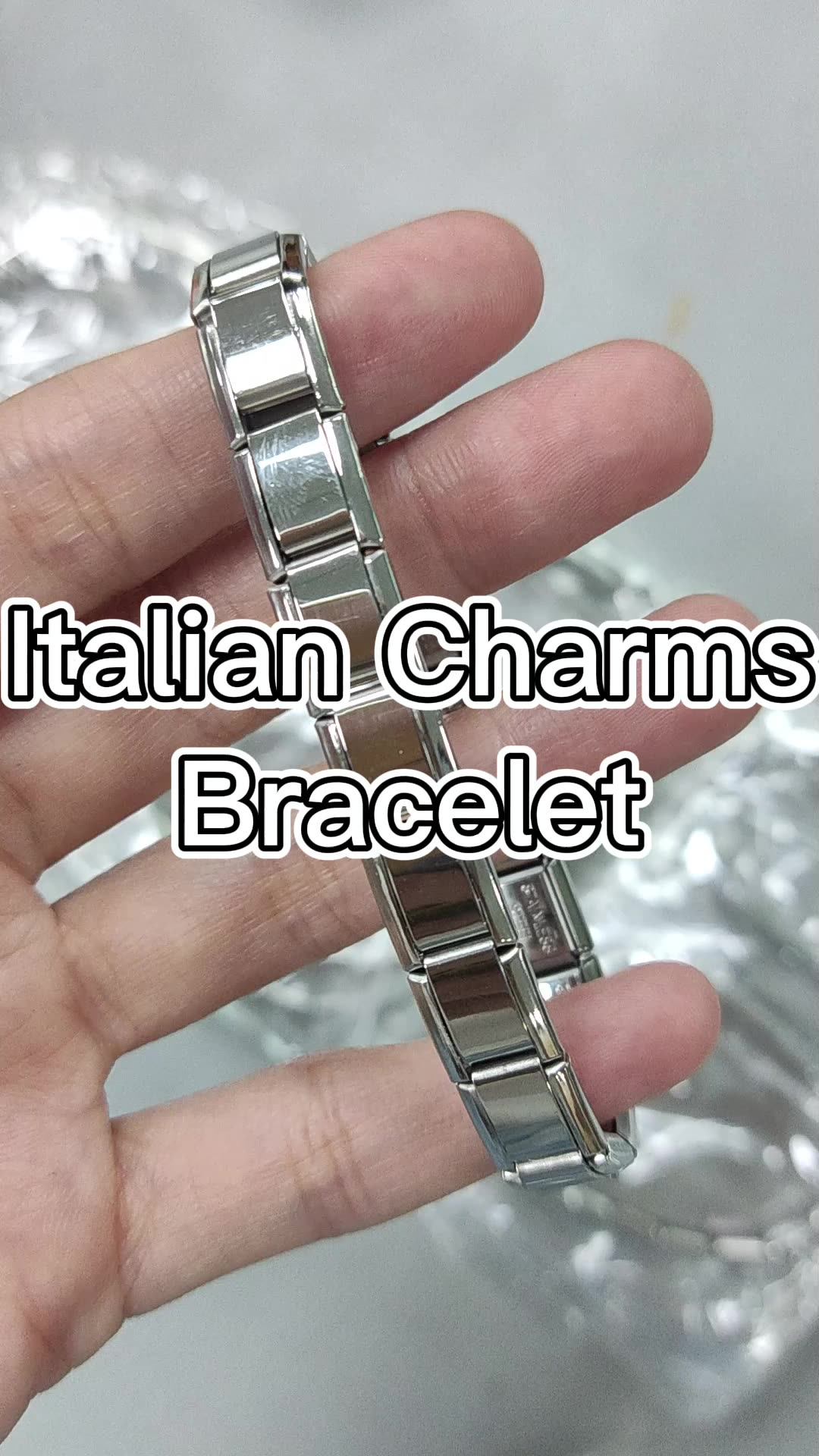 Wholesale Stainless Steel Italian Charm Link Pvd Plated Italian Charm