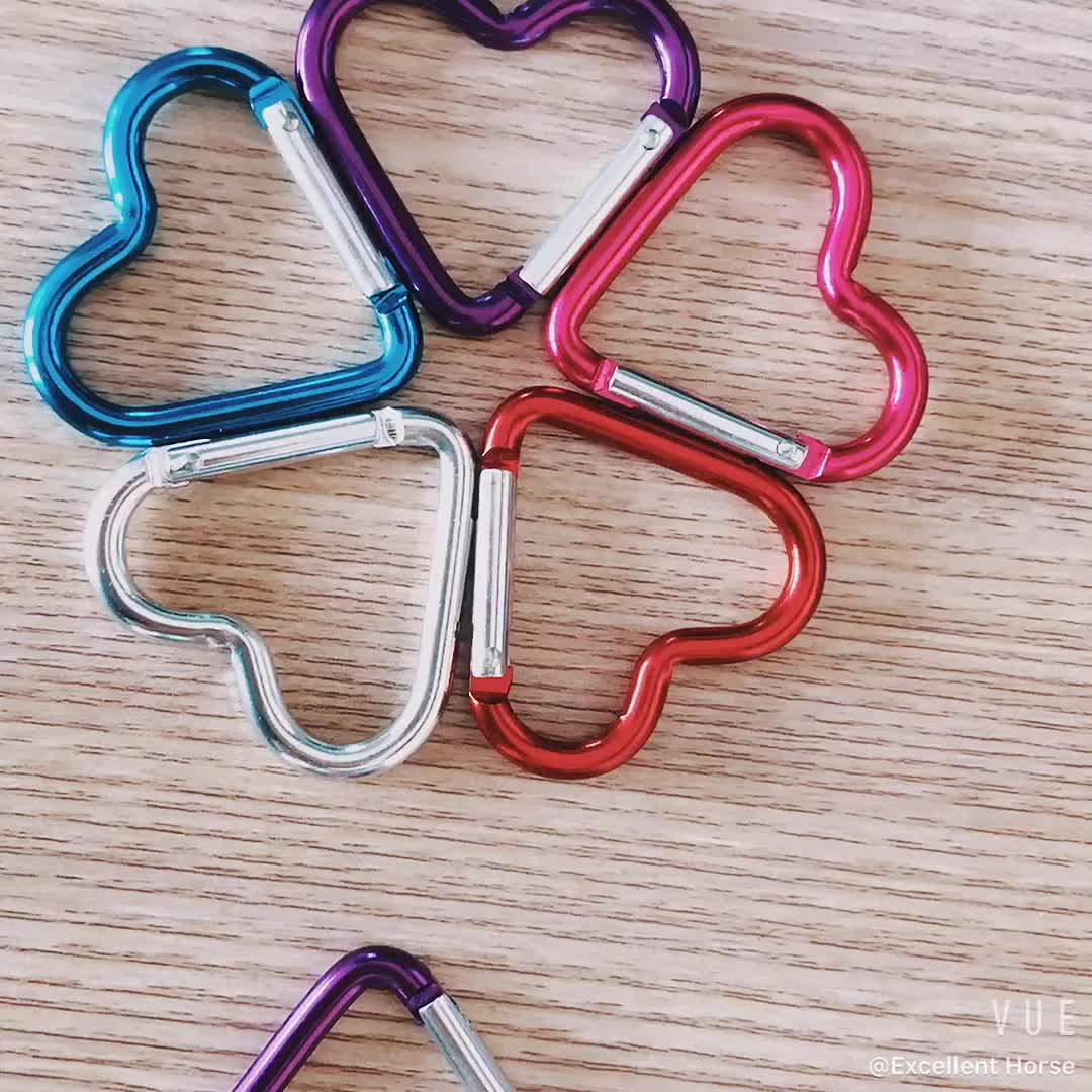 Aluminum Heart Shaped Carabiner For Keychain Buy Heart Shape Keychain,Carabiner Keychain