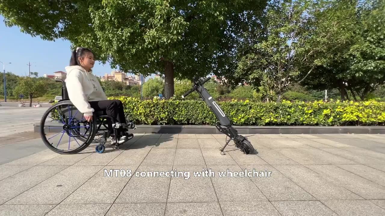 Knee Bike 3 Wheel Electric Bicycle Wheelchair Foldable Mobility Scooter Light Aviation Mobility