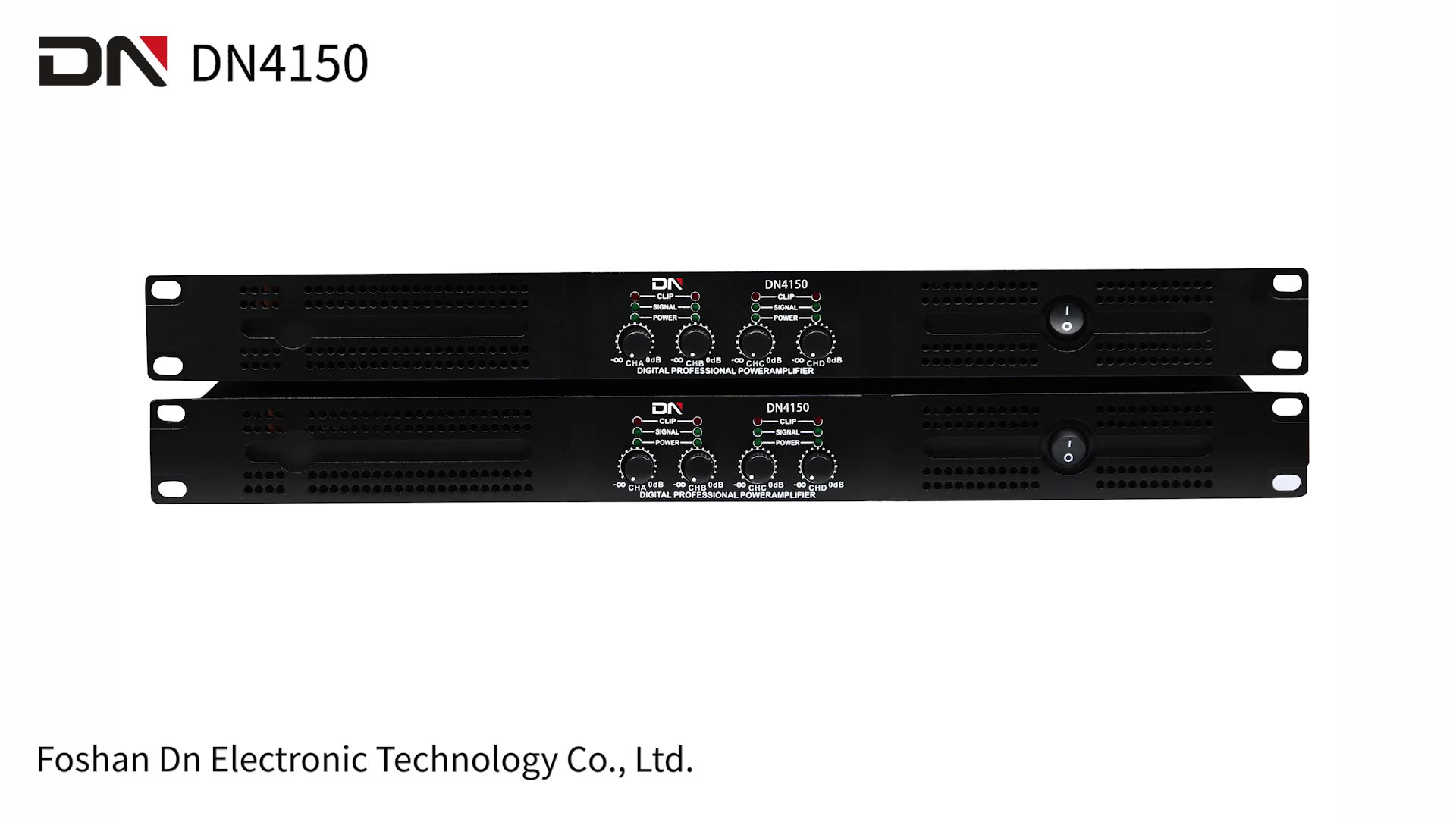 1500x4 4ch Four 4 Channel Class D 1u Professional Power Active
