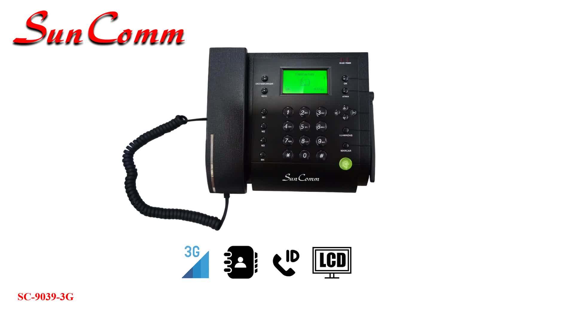 High Quality Fixed Cellular Telephone Desktop Sc90393g Landline Phone