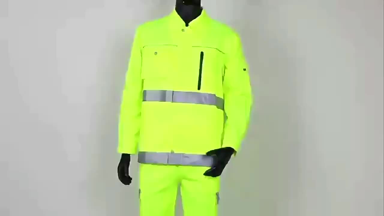 Reflective Men Uniform Industrial Work Clothing Safety Clothes