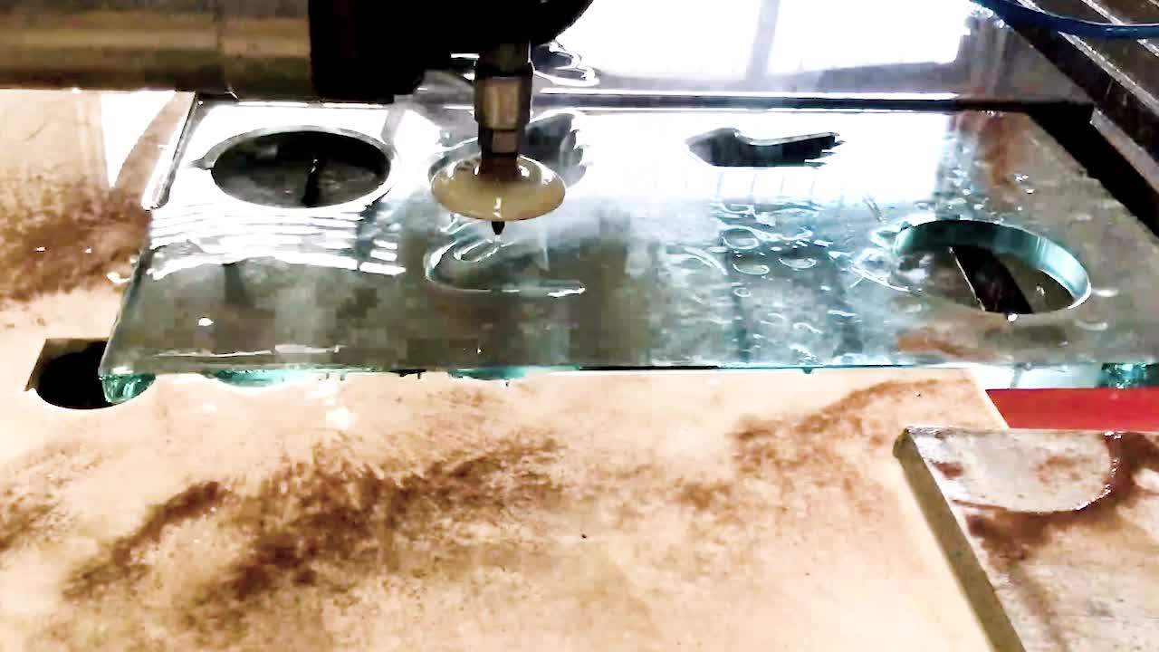 Glass Processing Machinery Head Water Jet Glass Cutting Machine Price