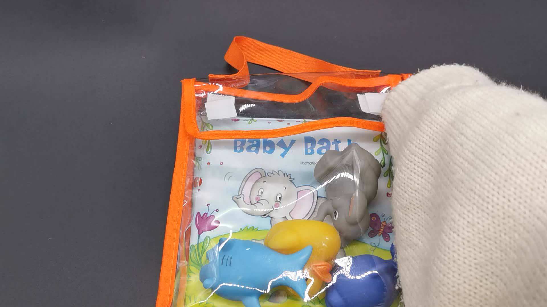Esummi Fantastic Elephant Peva Baby Bath Book With Toys,Funny Animal