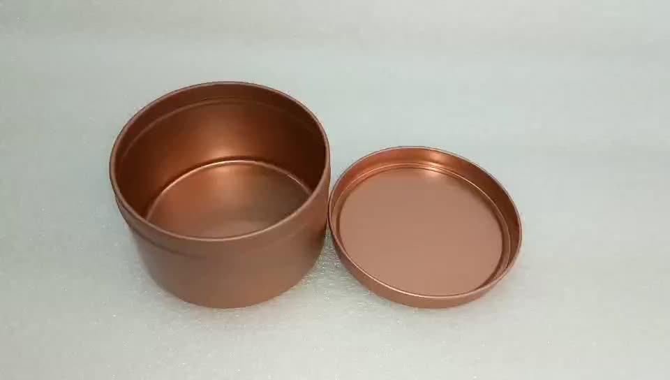 Promotional Beautiful Seamless Rose Gold Tins 4 Ounce Tin Candle Can Buy 4 Ounce Tin Can,4