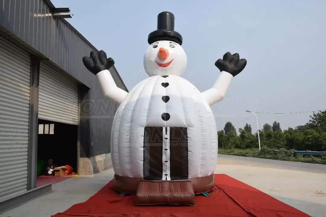 Giant Inflatable Snowman Bouncy Castle/ Inflatable Bouncer Jumping Castle Bounce House For