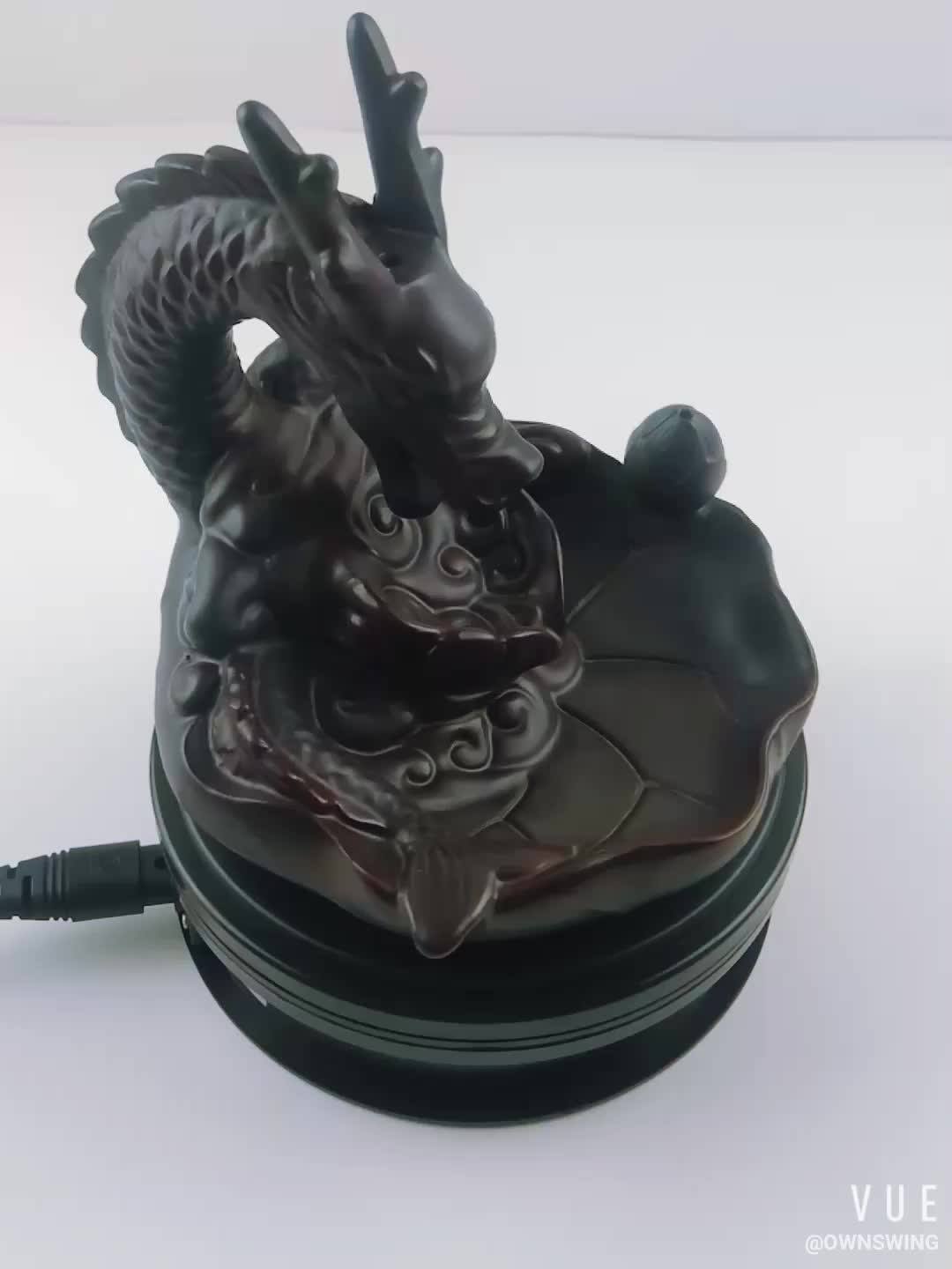 Ceramic Dragon Backflow Incense Burner Creative Home Decor Dragon
