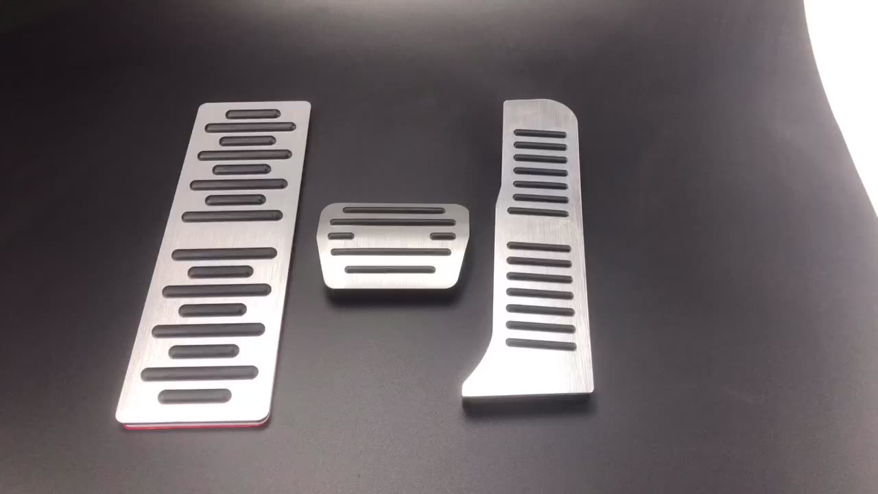 Kit 4 Pedali Auto Per Audi A3 S3 8P 2006-2013 – Copri Pedali In Materiale Antiscivolo, Eleganti E Facili Da Montare