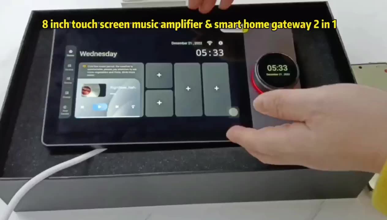 8 Inch Smart Home Wifi Zigbee Automation Gateway Background Music ...