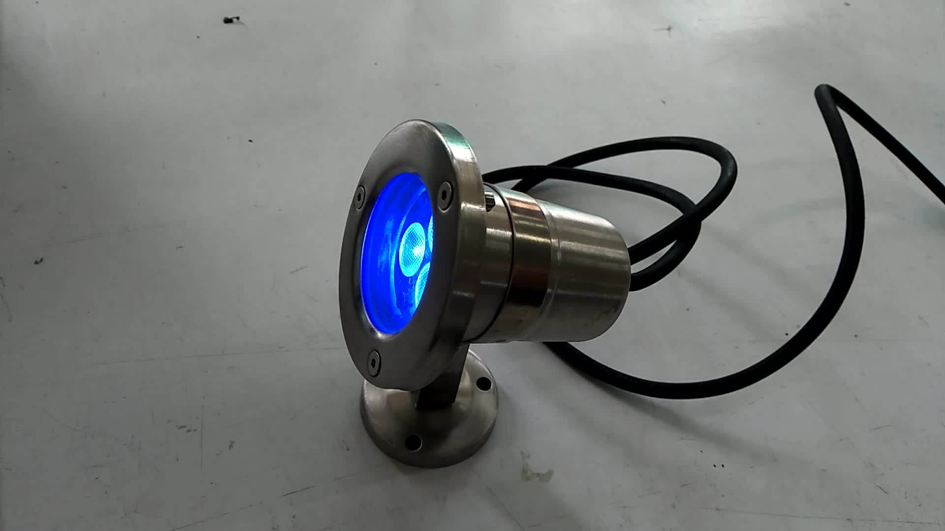 9w 1224v Dc Rgb 3in1 Led Underwater Light Ip68 Waterproof Buy Rgb