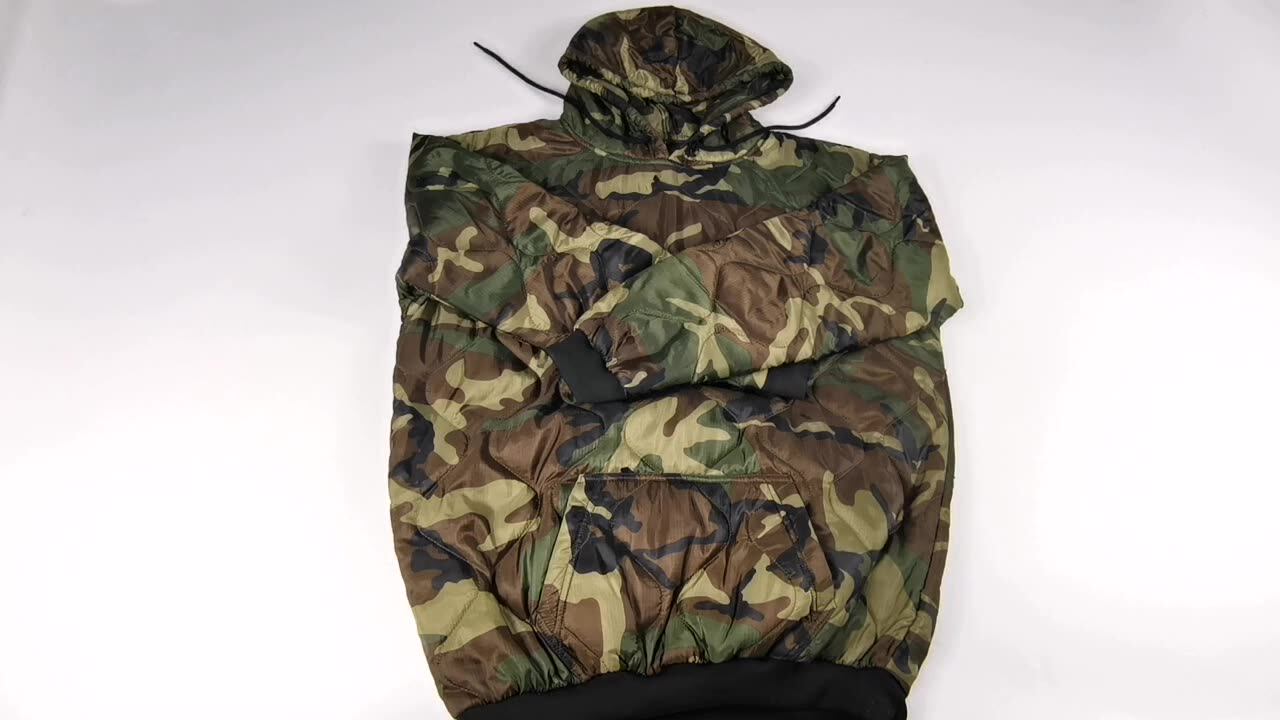 Waterproof Ripstop Nylon Jacket Army Military Poncho Liner Tactical Pullover Woobie Hoodie Buy